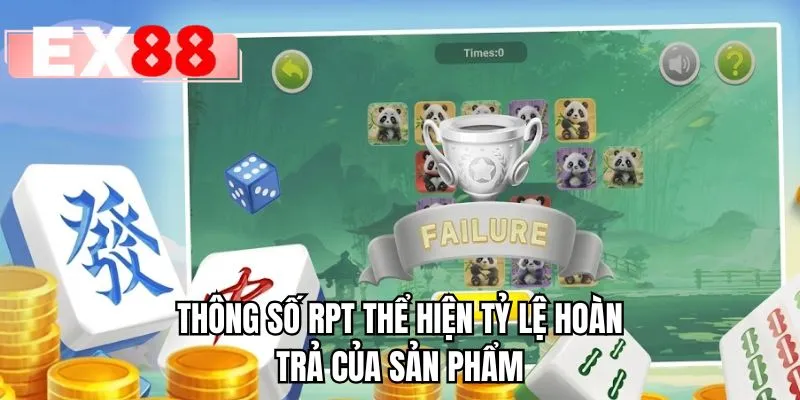 Thông số RPT thể hiện tỷ lệ hoàn trả của sản phẩm